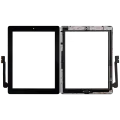 Digitizer For iPad 3 / iPad 4 (Home Button Pre-Installed For iPad 3) (Aftermarket Plus) (Black)