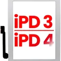 Digitizer For iPad 3 / iPad 4 (Home Button Pre-Installed For iPad 4) (Aftermarket Plus) (White)