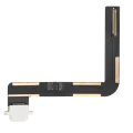 Шлейф зарядки для iPad Air 1 / iPad 5 (2017) / iPad 6 (2018) (Потрібне паяння) (Premium) (білий)