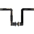Charging Port Flex Cable For iPad Air 1 / iPad 5 (2017) / iPad 6 (2018) (Soldering Required) (Aftermarket Plus) (Black)