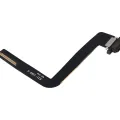 Charging Port Flex Cable For iPad Air 1 / iPad 5 (2017) / iPad 6 (2018) (Soldering Required) (Aftermarket Plus) (Black)