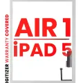 Тачскрін для iPad Air 1 / iPad 5 (2017) (кнопка Home встановлена для iPad Air 1) (Aftermarket Pro: XO7) (білий)