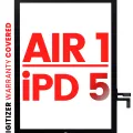 Тачскрін для iPad Air 1 / iPad 5 (2017) (без встановленої кнопки Home) (Aftermarket Pro: XO7) (чорний)