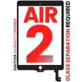 Digitizer For iPad Air 2 (OCA Pre-Installed & Glass Separation Required) (Aftermarket Pro: XO7-2) (Black)