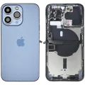 Back Housing W/ Small Parts For iPhone 13 Pro (EU / Global Version) (Used OEM Pull: Grade B) (Sierra Blue)