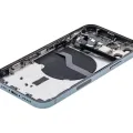 Back Housing W/ Small Parts For iPhone 12 Pro (EU / Global Version) (Used OEM Pull: Grade B) (Pacific Blue)