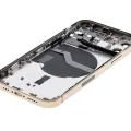 Back Housing W/ Small Parts For iPhone 12 Pro (EU / Global Version) (Used OEM Pull: Grade B) (Gold)