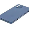 Корпус із дрібними деталями для iPhone 12 (EU / Global Version) (Used OEM Pull: Grade B) (синій)