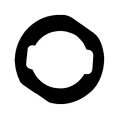 Home Button Gasket For iPad Mini 3 / Air 2 / Pro 9.7" (Black) (10 Pack)