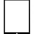 Front Glass Only For iPad Pro 12.9" 2nd Gen (2017) (Black) (Glass Separation Required)