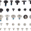 Full Set Small Metal Bracket And Screw Set For Macbook Pro 14" A2442 (2021) Pro / Max / A2779 (2023) / A2918 (2023) / A2992 (2023) / A3112 (2024) / A3401 (2024) Pro / A3185 (2024) Max