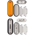 Sidekey Button Set For Watch Series Ultra(1st Gen) (49MM) (Orange / Silver) (5 Piece Set)