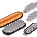 Sidekey Button Set For Watch Series Ultra(1st Gen) (49MM) (Orange / Silver) (5 Piece Set)