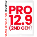 Digitizer For iPad Pro 12.9" 2nd Gen (2017) (Glass Separation Required) (Aftermarket Plus) (White)