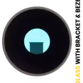Back Camera Lens With Bracket Bezel For iPad Pro 12.9" 3rd Gen (2018) / Pro 11" 1st Gen (2018) / Mini 6 (2021) / Mini 7 (2024) / Air 11" (2024) / Air 11" (2025) / Air 11" (2026) / Air 13" (2024) / Air 13" (2025) / Air 13" (2026) (10 Pack)