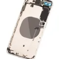 Back Housing W/ Small Parts For iPhone 8 Plus (Used OEM Pull: Grade C) (Silver)