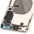 Back Housing W/ Small Parts For iPhone 8 Plus (Used OEM Pull: Grade C) (Silver)
