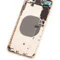Back Housing W/ Small Components Pre-Installed For iPhone 8 Plus (Used OEM Pull: Grade C) (Gold)