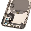 Back Housing W/ Small Components Pre-Installed For iPhone X (Used OEM Pull: Grade A) (Space Gray)
