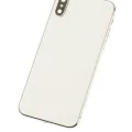Задня кришка з передустановленими мілкими деталями для iPhone X (Used OEM Pull: Grade A) (Silver)