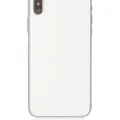 Задня кришка з передустановленими мілкими деталями для iPhone X (Used OEM Pull: Grade B) (Silver)