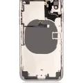 Задня кришка з передустановленими мілкими деталями для iPhone X (Used OEM Pull: Grade B) (Silver)