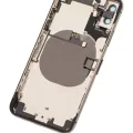 Back Housing W/ Small Components Pre-Installed For iPhone X (Used OEM Pull: Grade C) (Space Gray)