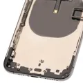 Back Housing W/ Small Components Pre-Installed For iPhone XS (Used OEM Pull: Grade A) (Space Gray)