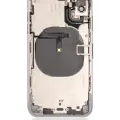Back Housing W/ Small Parts For iPhone XS (Used OEM Pull: Grade A) (Silver)