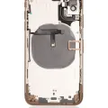 Back Housing W/ Small Components Pre-Installed For iPhone XS (Used OEM Pull: Grade A) (Gold)