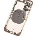 Back Housing W/ Small Components Pre-Installed For iPhone XS (Used OEM Pull: Grade B) (Gold)
