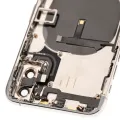 Back Housing W/ Small Components Pre-Installed For iPhone XS (Used OEM Pull: Grade C) (Silver)