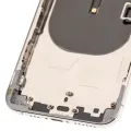 Back Housing W/ Small Components Pre-Installed For iPhone XS (Used OEM Pull: Grade C) (Silver)