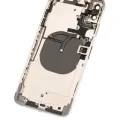 Back Housing W/ Small Components Pre-Installed For iPhone XS Max (Used OEM Pull: Grade A) (Silver)