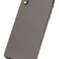 Back Housing W/ Small Components Pre-Installed For iPhone XS Max (Used OEM Pull: Grade B) (Space Gray)