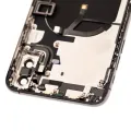 Back Housing W/ Small Components Pre-Installed For iPhone XS Max (Used OEM Pull: Grade B) (Space Gray)