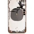 Back Housing W/ Small Components Pre-Installed For iPhone XS Max (Used OEM Pull: Grade B) (Gold)