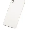 Back Housing W/ Small Components Pre-Installed For iPhone XS Max (Used OEM Pull: Grade C) (Silver)