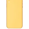 Back Housing W/ Small Components Pre-Installed For iPhone XR (Used OEM Pull: Grade B) (Yellow)