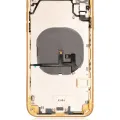 Back Housing W/ Small Components Pre-Installed For iPhone XR (Used OEM Pull: Grade B) (Yellow)