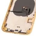 Back Housing W/ Small Components Pre-Installed For iPhone XR (Used OEM Pull: Grade B) (Yellow)