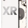 Back Housing W/ Small Components Pre-Installed For iPhone XR (Used OEM Pull: Grade B) (White)
