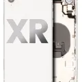 Back Housing W/ Small Components Pre-Installed For iPhone XR (Used OEM Pull: Grade C) (White)
