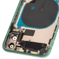 Back Housing W/ Small Components Pre-Installed For iPhone 11 (Used OEM Pull: Grade A) (Green)
