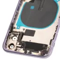 Back Housing W/ Small Components Pre-Installed For iPhone 11 (Used OEM Pull: Grade B) (Purple)