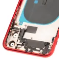 Back Housing W/ Small Components Pre-Installed For iPhone 11 (Used OEM Pull: Grade B) (Red)
