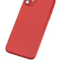 Back Housing W/ Small Components Pre-Installed For iPhone 11 (Used OEM Pull: Grade C) (Red)