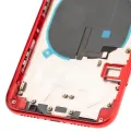 Back Housing W/ Small Components Pre-Installed For iPhone 11 (Used OEM Pull: Grade C) (Red)