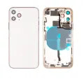 Back Housing W/ Small Components Pre-Installed For iPhone 11 Pro (Used OEM Pull: Grade A) (Silver)