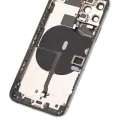 Back Housing W/ Small Components Pre-Installed For iPhone 11 Pro (Used OEM Pull: Grade A) (Matte Midnight Green)
